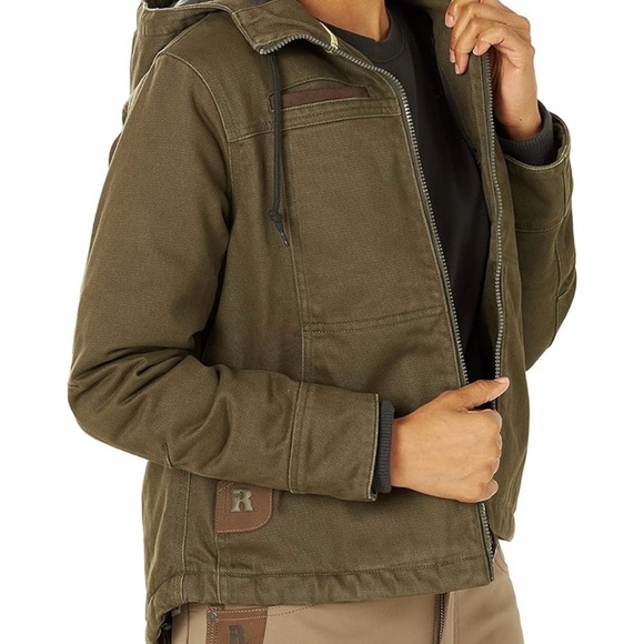 Wrangler RIGGS Workwear Women's Tough Layers Canvas Jacket Size Large - Picture 4 of 8